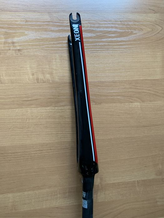 Widelec szosa carbon, karbon XEON, taper, taperowana