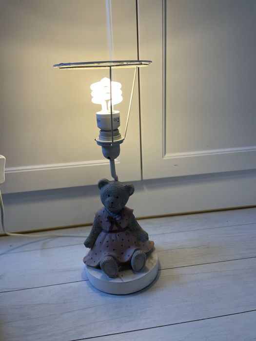 Lampka nocna dziewczynka misiu home & you