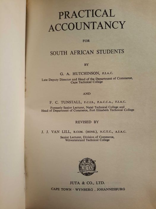 Practical Accountancy for South African Students