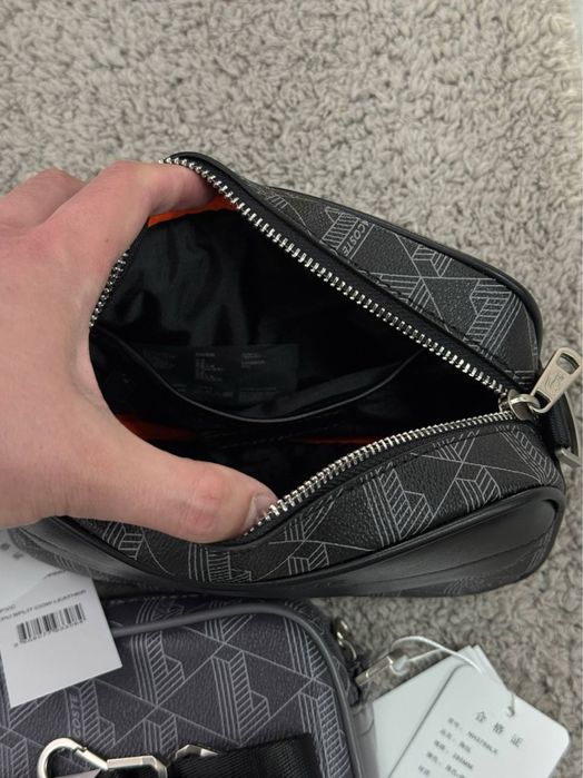 Месенджер Lacoste/ сумка преміум лакост чорна/сіра/синя/ чоловіча