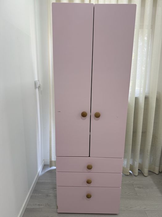 Roupeiro Criança Rosa 60x181cm