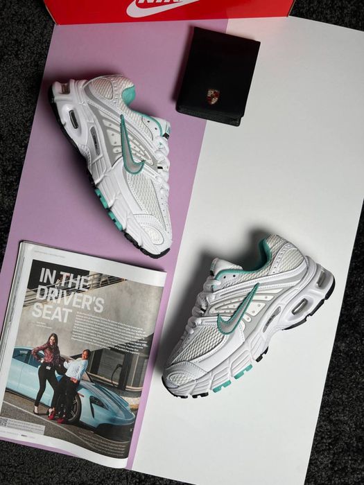 Женские кроссовки найк Nike Air Max Moto 2K White Mint Grey [37-41]