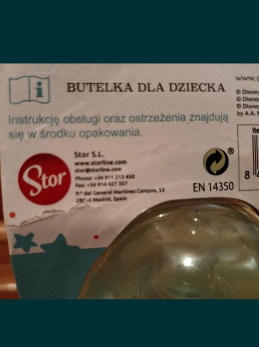 Butelka ze smoczkiem KUBUŚ PUCHATEK DISNEY BABY 10 m+ 240ml