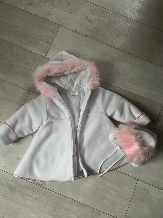 Zestaw zimowy do chrztu dla dziewczynki