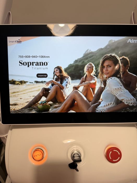 Laser diodowy soprano 4 w 1 pikosekundowy  fala radiowa ipl