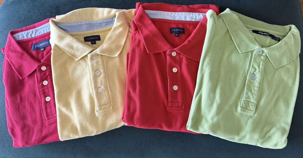 POLO bluzka męska  polówka XL XXL (4sztuki)