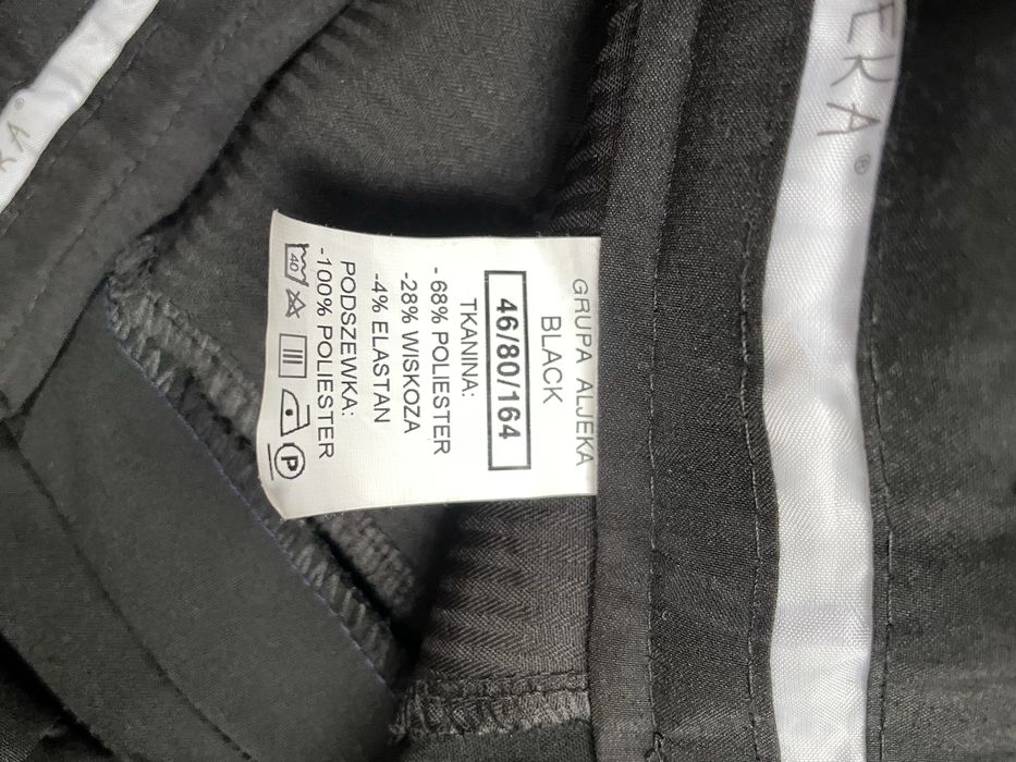 Męski garnutur czarny