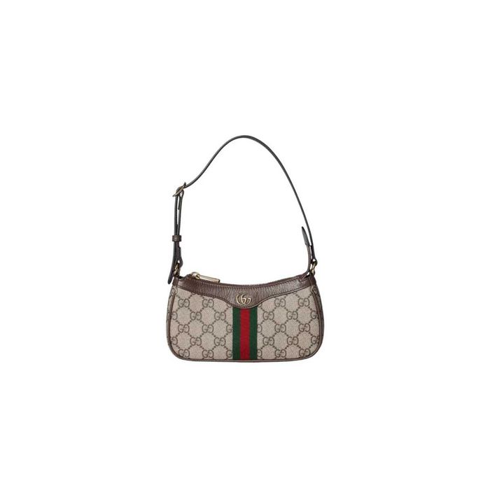 Сумка Gucci Ophidia Mini Shoulder Bag GG Monogram Coated Fabric Beige