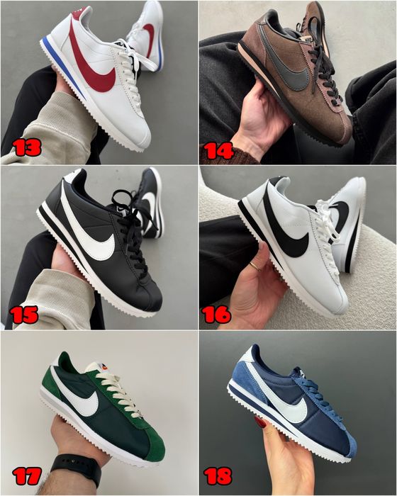 БЕЗ ПЕРЕДПЛАТИ‼️ Кросівки Nike Cortez / Унисекс, 36-46, ПРЕМІУМ