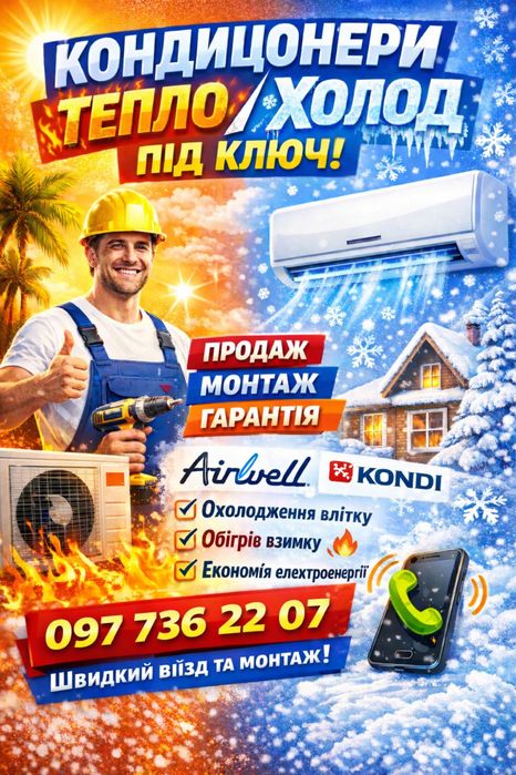 Кондиціонер з монтажем