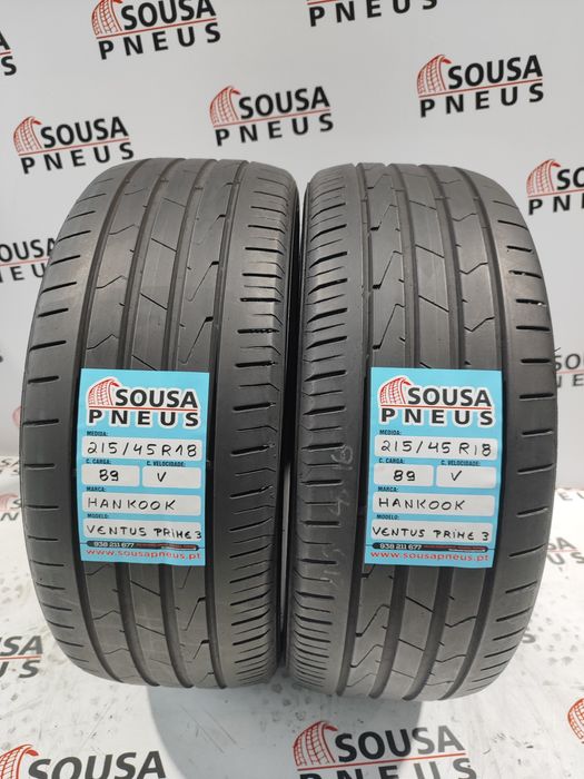 2 pneus semi novos 215-45R18 Hankook - Oferta dos Portes
