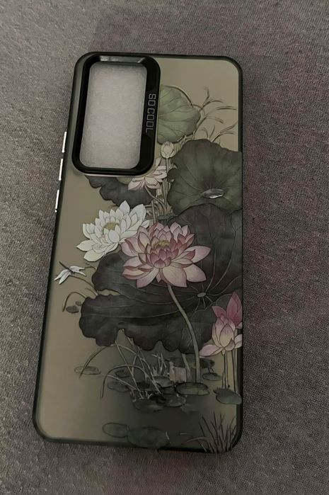 Чохол для Xiaomi 12T Pro з лотосом, захист камери