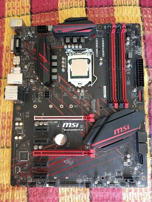 Комплект процессор Intel Core i7-8700 и плата MSI B360 Gaming Plus (MS-7B22)