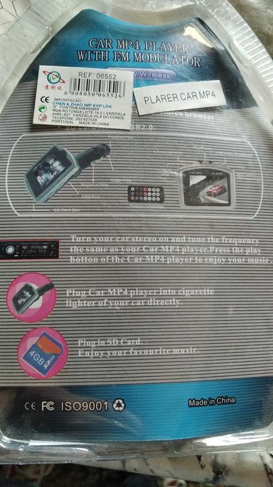 Mp4 para carro 4 em 1
