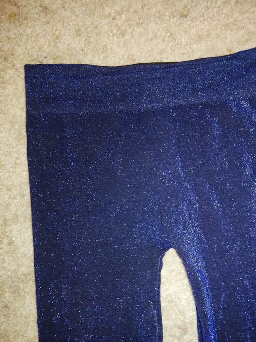 Legginsy brokatowe świecące 146/152