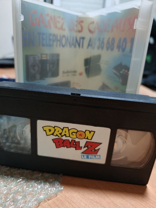 Postal Dragon ball Z O filme Cassete Francesa punho do dragão e  Fusão
