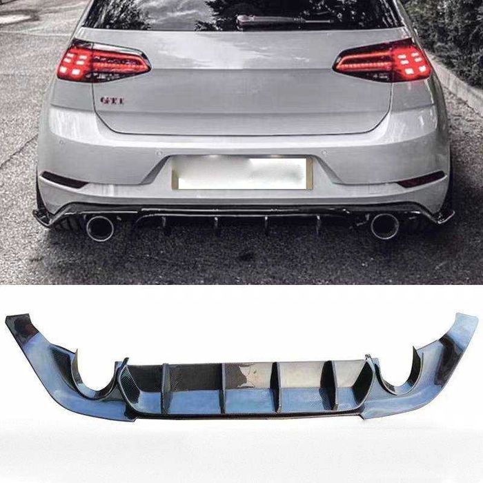 Карбоновий дифузор на Golf 7