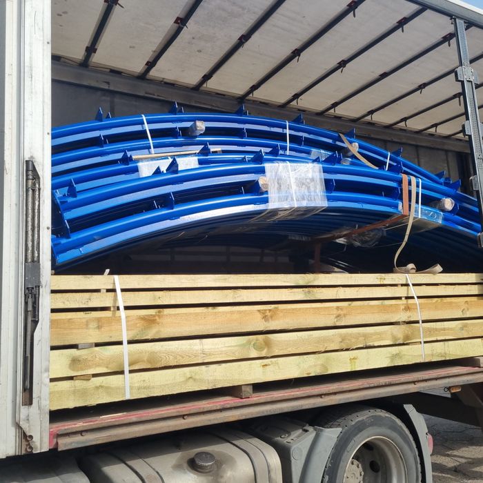 Hala łukowa  11m wiata konstrukcja na slome garaż