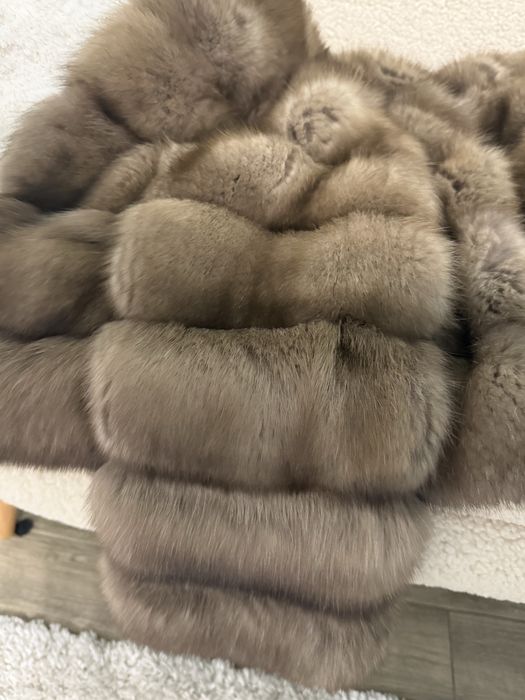 Бомбер, шуба, автоледи соболь баргузин Manzari