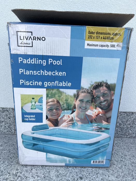 Piscina 202x151x46/60 cm - 500Litros