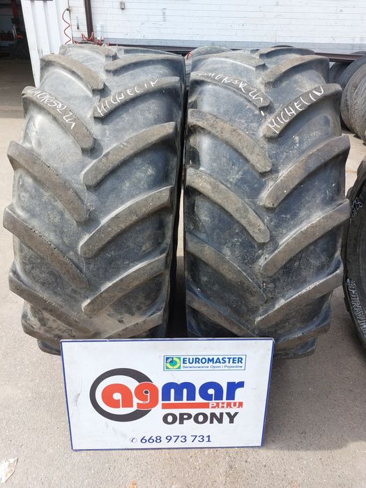 440/65R24 Michelin opony używane rolnicze para