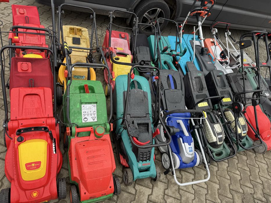 Pakiet kosiarka wertykulator areator kosiarki elektryczne