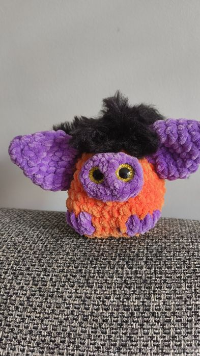 Furby zrobiony na szydełku , mini Mofu Handmade