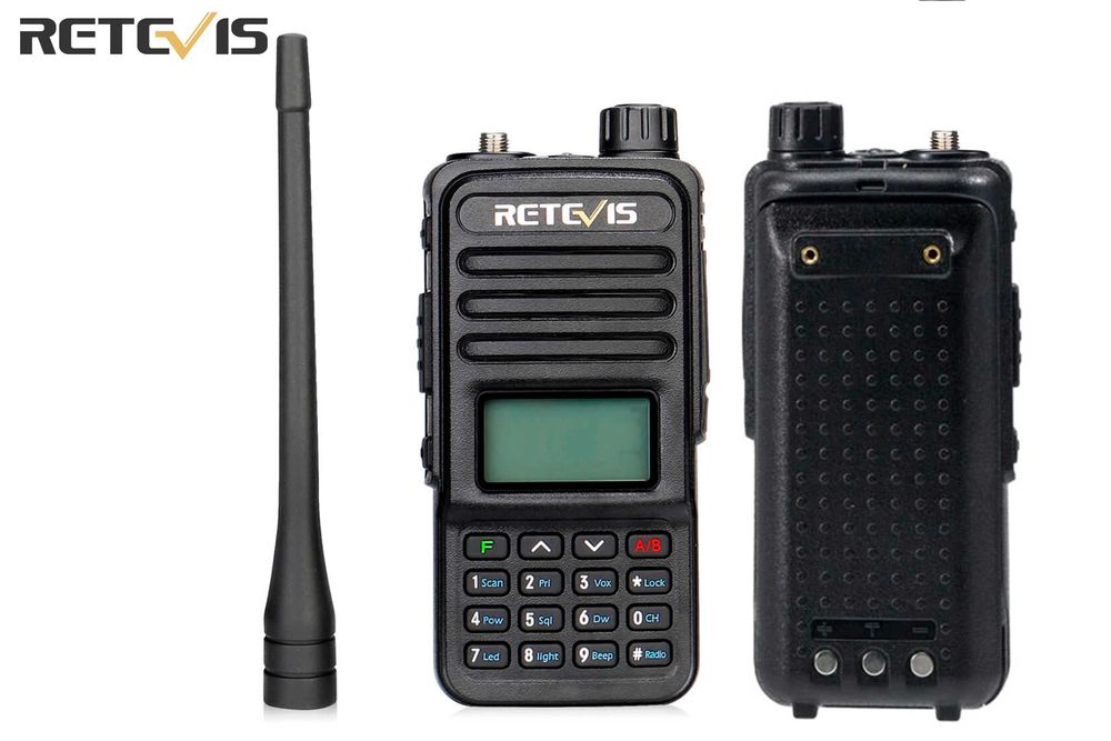 Rádio Retévis RT85 de Banda Dupla com 5 wats