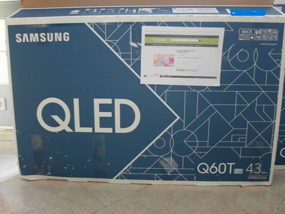 TV QLED Samsung 43" SmartTV 4K  como Novo, sem uso