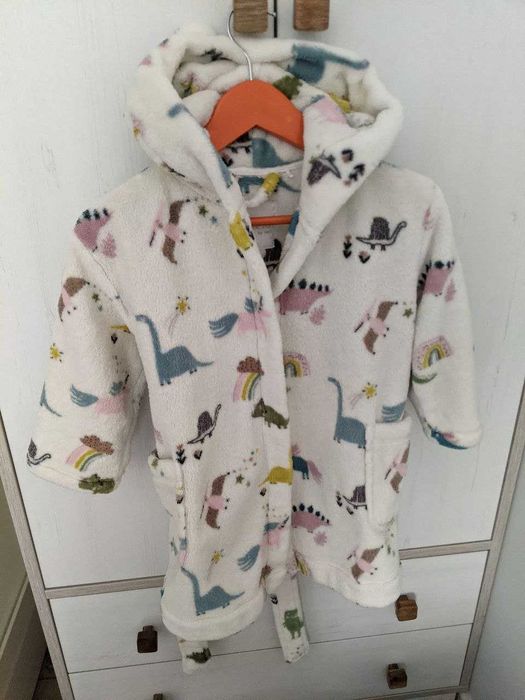Дитячий дуже милий халат в динозаври Next 3-4 роки, може і хлопчику
