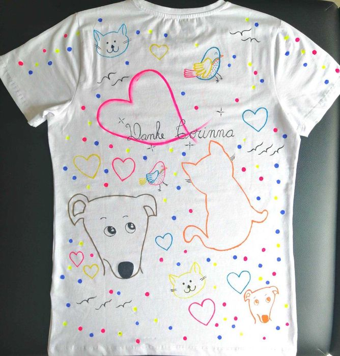 T- Shirts Pintadas á mão