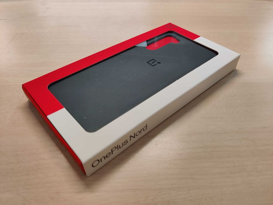nowe oryginalne etui Sandstone Bumper Case (czarne) dla OnePlus Nord