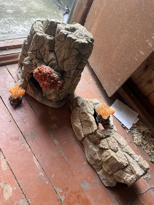 Штучний камень. Прикраси для акваріуму