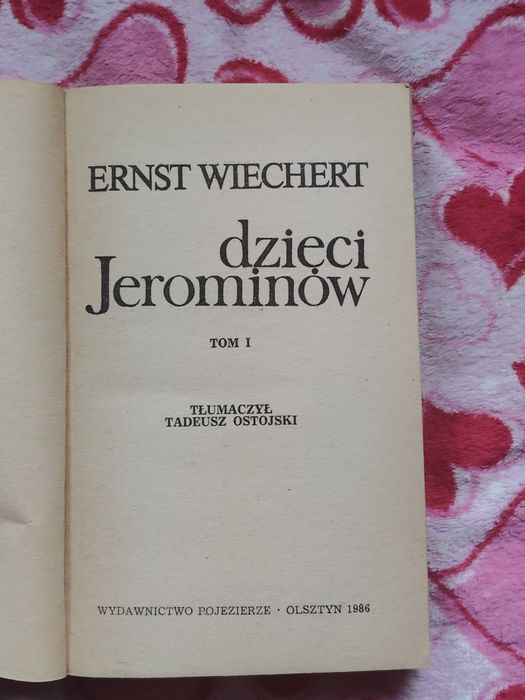 Książka stara Dzieci Jerominow 1986rok