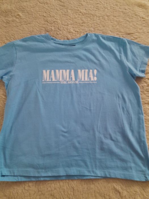 Niebieska bluzka T-shirt damska