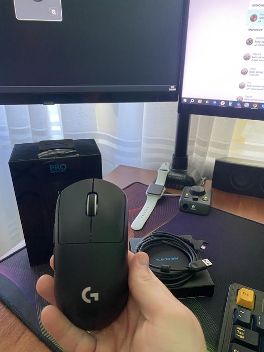 Logitech Superlight, G435 / razer kraken X LITE (ідеал)