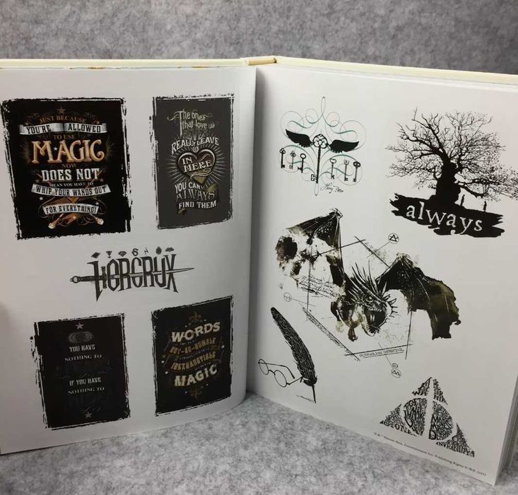Книга Harry Potter World of Stickers: Art from the Wizarding