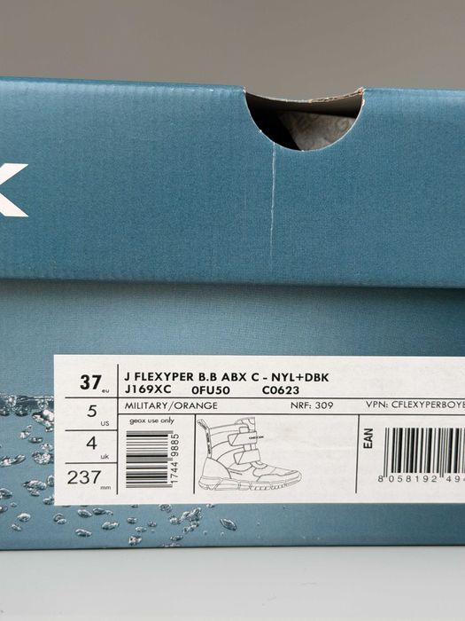 Зимові черевики Geox Flexyper 37 р. чоботи ботинки сапоги