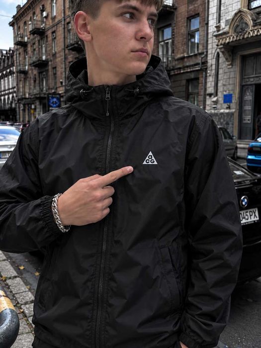 БЕЗ ПЕРЕДПЛАТ — Новая Куртка Nike Acg Goretex — Черная Ветровка Найк Асг Гортекс