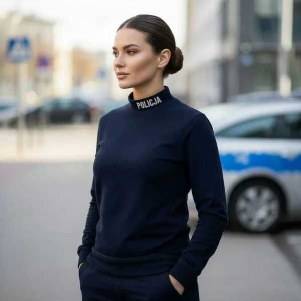 Półgolf policyjny granatowy