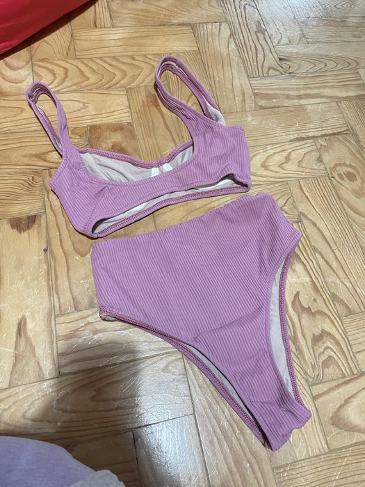 Biquini cor de rosa brasileiro S loja três