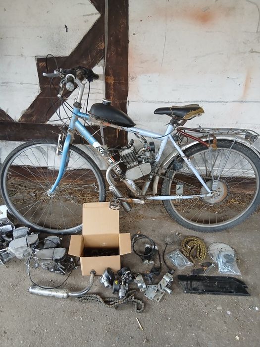 Rower z Silnikiem spalinowym 80cc