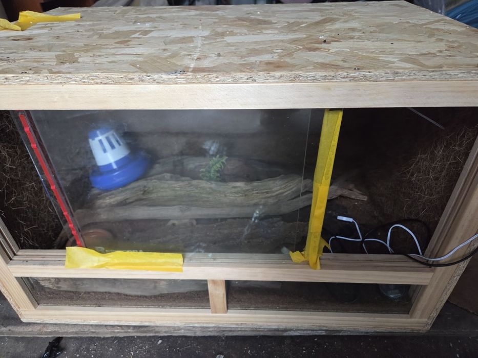 Terrarium z plyty OSB