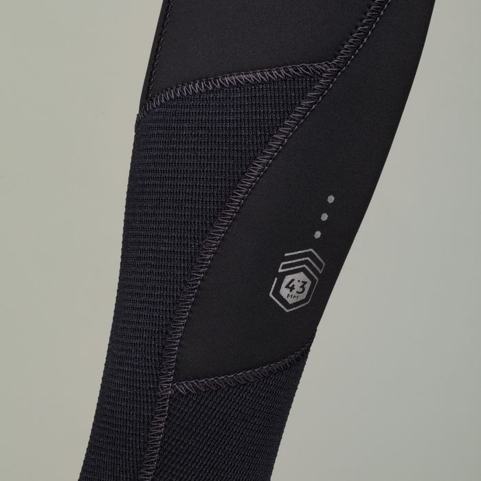 Fato de surf neoprene 4/3 mm Homem - 900 preto