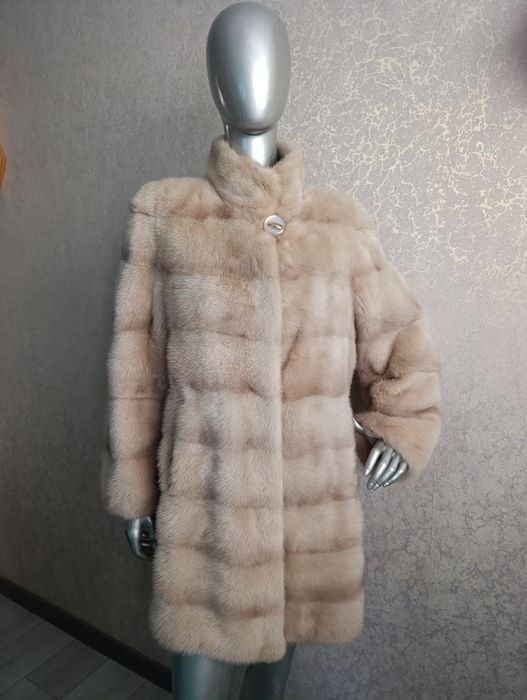 Розкішна норкова шуба, шубка. Як нова. 85 см