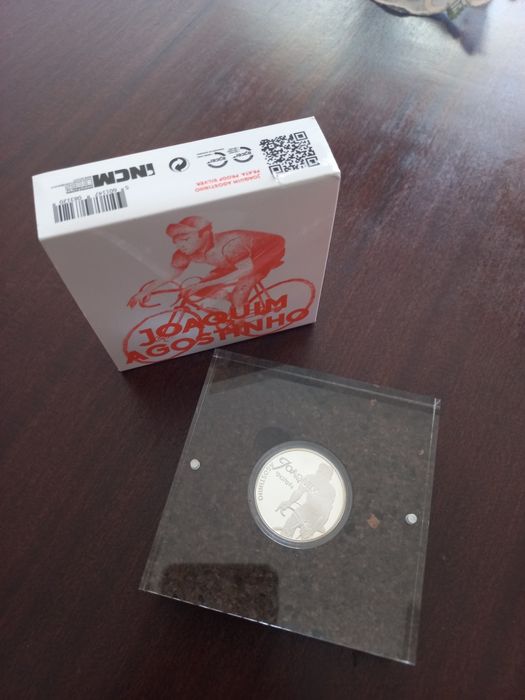 Moeda 7,5€ Joaquim Agostinho prata proof 2019
