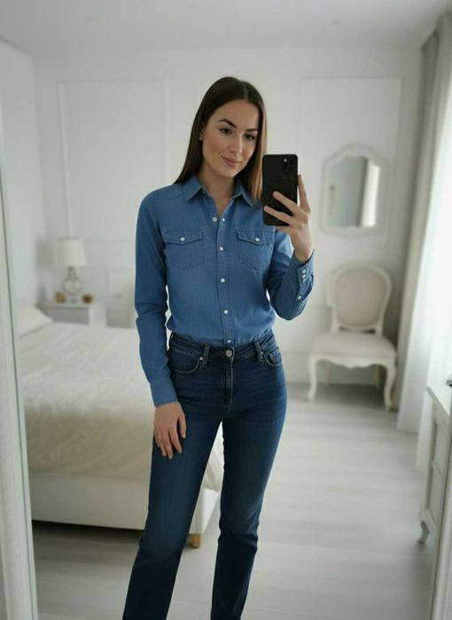 Klasyczna elegancka damska koszula