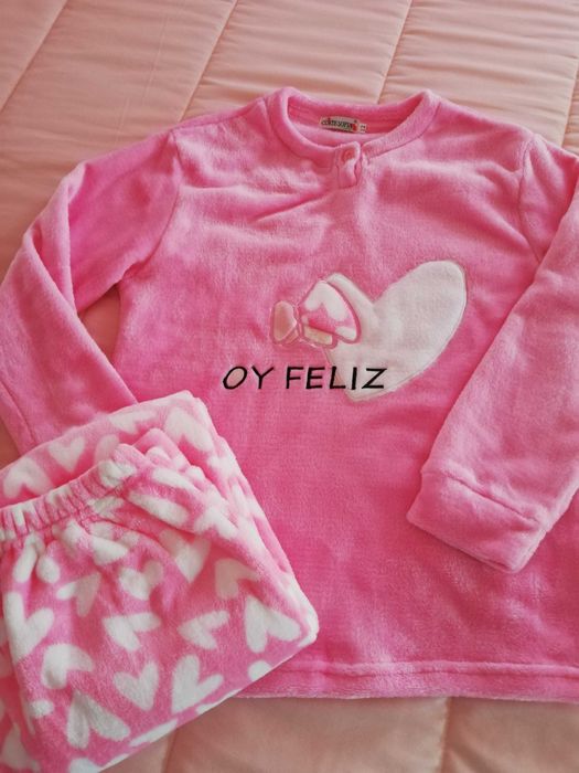 Pijama veludo quentinho criança