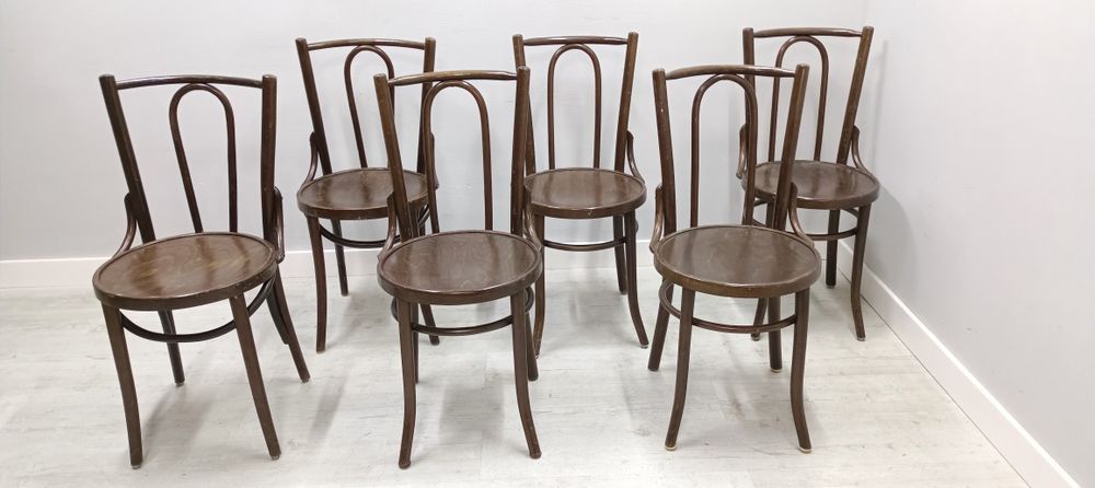 Krzesła gięte Thonet Fameg Radomsko dostępne 6szt