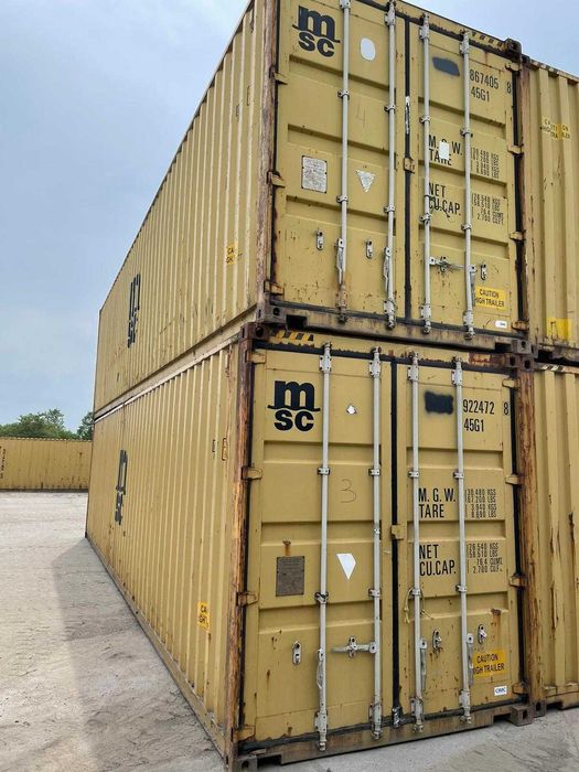 Kontener morski magazyn 40 HC podwyższany 12 metrów